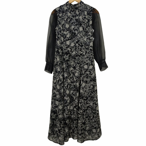 ラグナムーン Lagunamoon 花柄シアースリーブワンピース レディース JPN:M