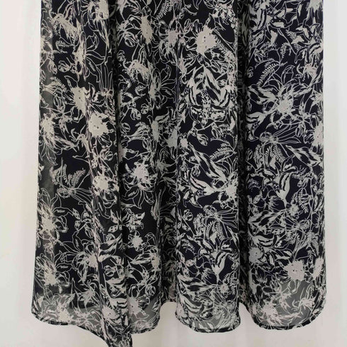 ラグナムーン Lagunamoon 花柄シアースリーブワンピース レディース JPN:M