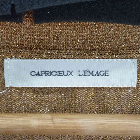 カプリシュレマージュ CAPRICIEUX LEMAGE ラメニットカーディガン レディース FREE