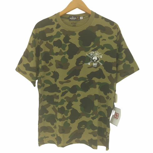 アベイシングエイプ A BATHING APE 30TH ANNIVERSARY GREEN CAMO TEE メンズ JPN:M