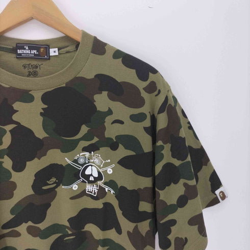 アベイシングエイプ A BATHING APE 30TH ANNIVERSARY GREEN CAMO TEE メンズ JPN:M