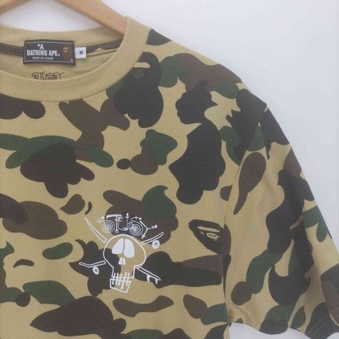 アベイシングエイプ A BATHING APE 30TH ANNIVERSARY YELLOW CAMO TEE メンズ JPN:M
