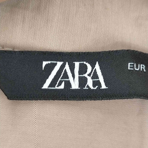 ザラ ZARA Long Sleeve Side-slit Dress サイドスリット シャツワンピース レディース import:S