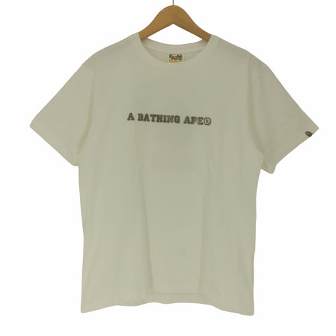 アベイシングエイプ A BATHING APE ステンシル プリント Tシャツ メンズ JPN:M