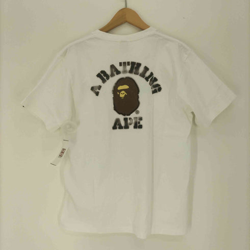アベイシングエイプ A BATHING APE ステンシル プリント Tシャツ メンズ JPN:M