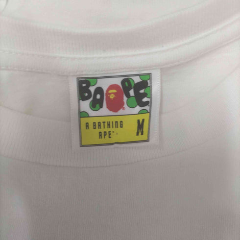 アベイシングエイプ A BATHING APE ステンシル プリント Tシャツ メンズ JPN:M