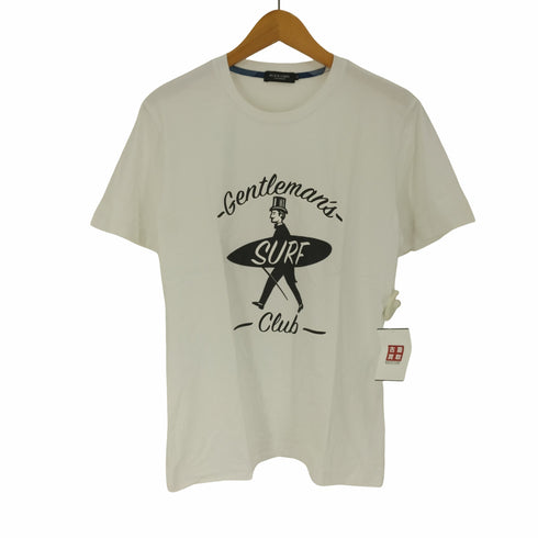 ブラックレーベルクレストブリッジ BLACK LABEL CRESTBRIDGE SURF プリント S/S Tシャツ メンズ import:M