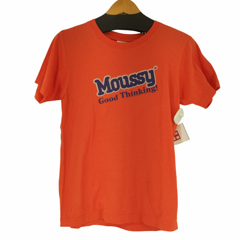 マウジー moussy AD TSJ フロントロゴプリントTシャツ レディース FREE