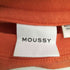 マウジー moussy AD TSJ フロントロゴプリントTシャツ レディース FREE