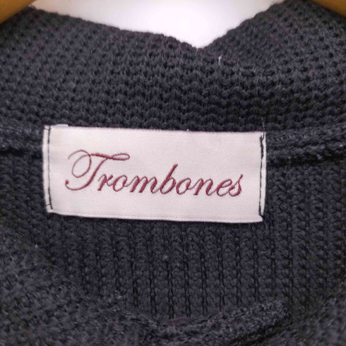 Trombones S/S サマーニット ポロシャツ メンズ