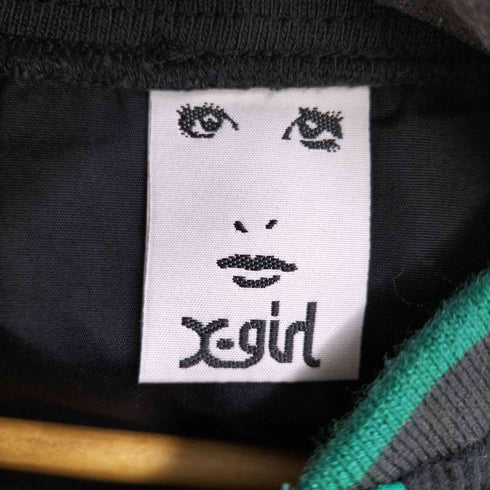 エックスガール X-girl HALF ZIP PULLOVER SHIRT レディース JPN:1
