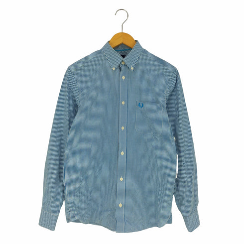 フレッドペリー FRED PERRY ギンガムチェック ボタンダウンシャツ メンズ import:S