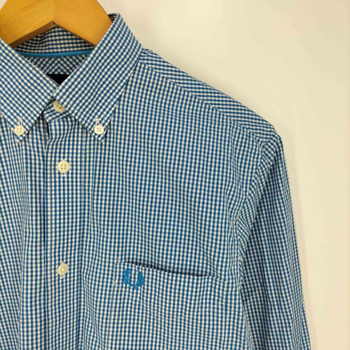 フレッドペリー FRED PERRY ギンガムチェック ボタンダウンシャツ メンズ import:S
