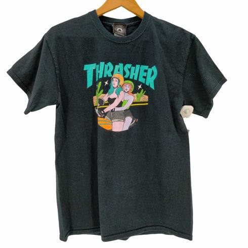 スラッシャー THRASHER S/S ガールズプリントTシャツ メンズ JPN:M