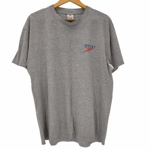スピード speedo S/S シングルステッチ バックプリントTシャツ メンズ JPN:L