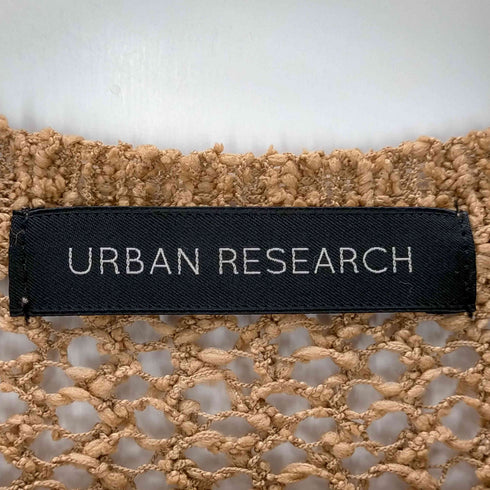 アーバンリサーチ URBAN RESEARCH 透かし柄ニットガウン レディース FREE