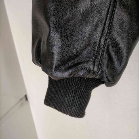 エムピー ストゥディオス M.P Studios ショート丈 MA-1 PUレザーJKT メンズ JPN:1