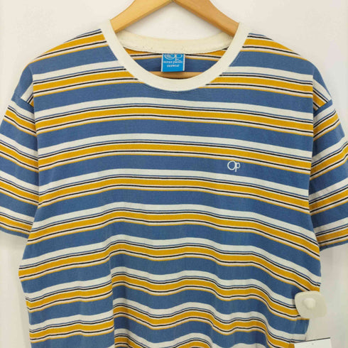 オーシャンパシフィック ocean pacific マルチカラー ボーダー クルーネック カットソー メンズ JPN:M