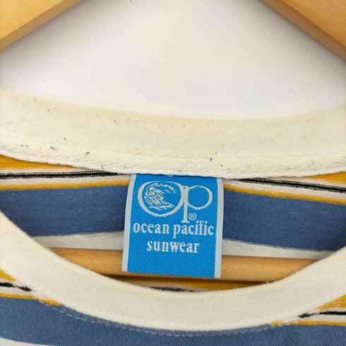 オーシャンパシフィック ocean pacific マルチカラー ボーダー クルーネック カットソー メンズ JPN:M