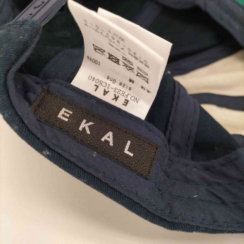 エカル EKAL 8パネルツイルベースボールキャップ メンズ