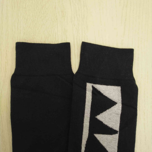 コムデギャルソンオムプリュス COMME des GARCONS HOMME PLUS グラフィック インターシャ ニット ソックス メンズ