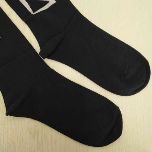 コムデギャルソンオムプリュス COMME des GARCONS HOMME PLUS グラフィック インターシャ ニット ソックス メンズ