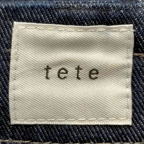 tete 10_10.5oz トラッドデニム テーパード レディース JPN:M