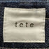 tete 10_10.5oz トラッドデニム テーパード レディース JPN:M