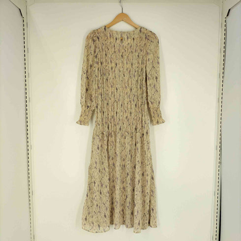 and Cherim ×千葉由佳 花柄 シャーリング ワンピース レディース JPN:M