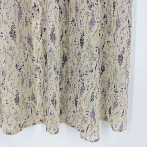 and Cherim ×千葉由佳 花柄 シャーリング ワンピース レディース JPN:M
