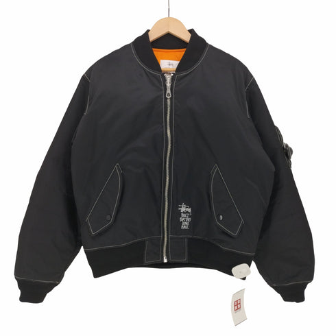 ステューシー Stussy 2023 Holiday collection BUILT REVERSIBLE BOMBER JACKETリバーシブル ナイロン / サテン ボマージャケット メンズ JPN:M