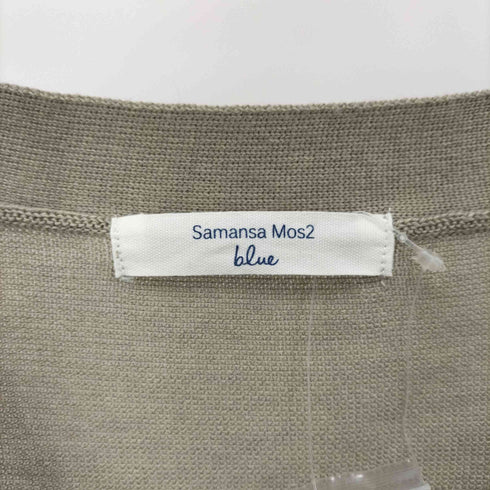 サマンサモスモス samansa Mos2 ポンチョ カーディガン レディース FREE