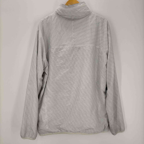 ステューシー Stussy AUTHENTIC GEAR 00s 格子柄 裏地ストライプ ナイロンジップアップジャケット メンズ import:XL