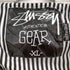 ステューシー Stussy AUTHENTIC GEAR 00s 格子柄 裏地ストライプ ナイロンジップアップジャケット メンズ import:XL