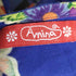 アミナ Amina 花柄 レーヨン Vネックワンピース レディース