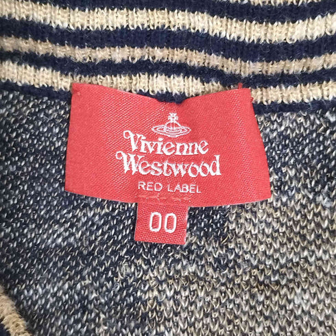 ヴィヴィアンウエストウッドレッドレーベル Vivienne Westwood RED LABEL 花柄 スリット メッシュ ニットスカート レディース 00