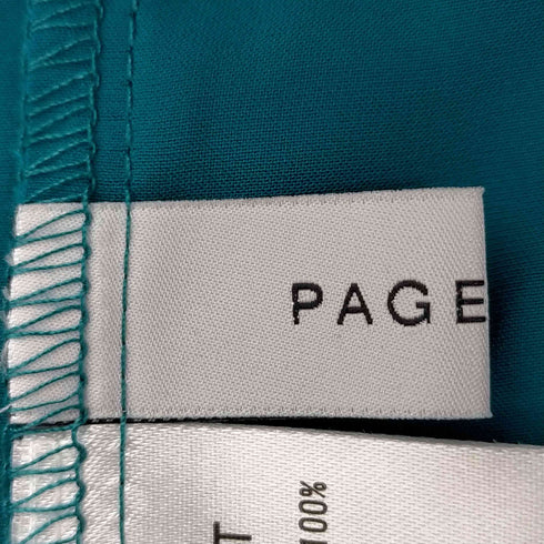 ページボーイ PAGEBOY スナップサテンチュニックシャツ レディース FREE