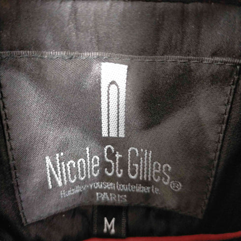 ニコルサンジル NICOLE ST GILLES 裏地キルティング スタンドカラーコート メンズ JPN:M