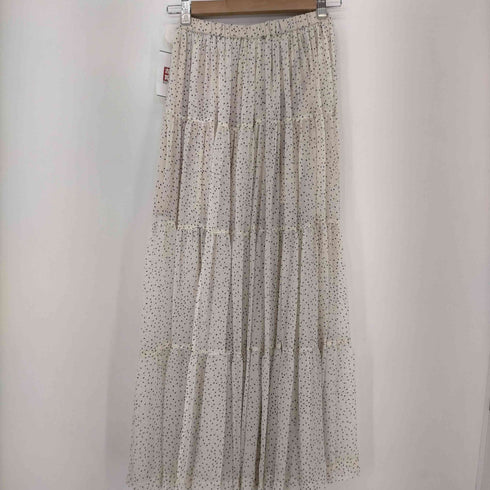 ロザリームーン rosary moon Chiffon Dot Teared Skirt シフォンドットティアードスカート レディース FREE