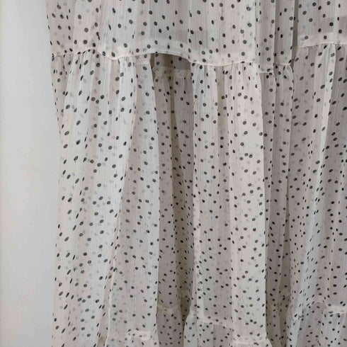 ロザリームーン rosary moon Chiffon Dot Teared Skirt シフォンドットティアードスカート レディース FREE