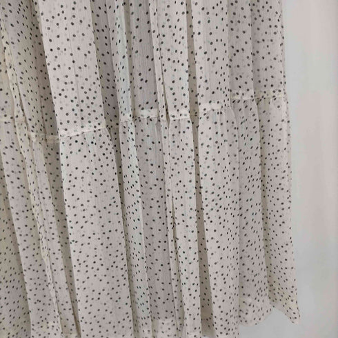 ロザリームーン rosary moon Chiffon Dot Teared Skirt シフォンドットティアードスカート レディース FREE