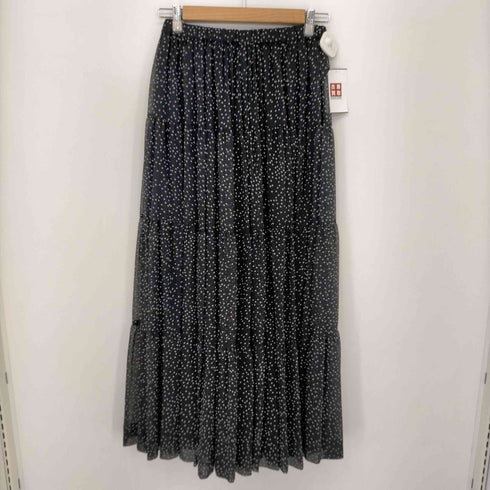 ロザリームーン rosary moon Chiffon Dot Teared Skirt シフォンドットティアードスカート レディース FREE