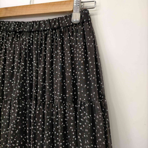 ロザリームーン rosary moon Chiffon Dot Teared Skirt シフォンドットティアードスカート レディース FREE