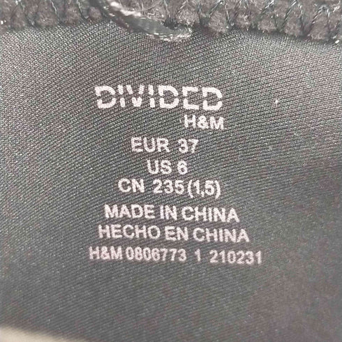 フルギ DIVIDED by H&M 厚底ショートブーツ レディース JPN:23.5