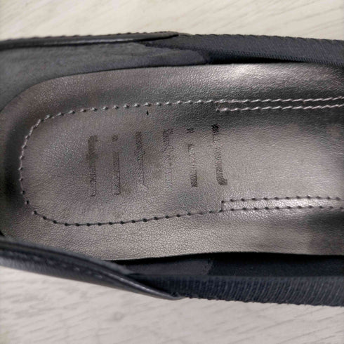 - fitfit ストレッチバイアスラップオープントゥ パンプス レディース JPN:23