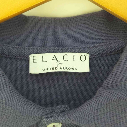 ユナイテッドアローズ UNITED ARROWS ELACIO 別注 UALS POLO リラックスピケポロシャツ メンズ JPN:4
