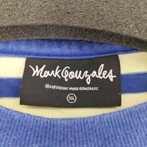 マークゴンザレス Mark Gonzales L/S ボーダーTシャツ メンズ JPN:XL