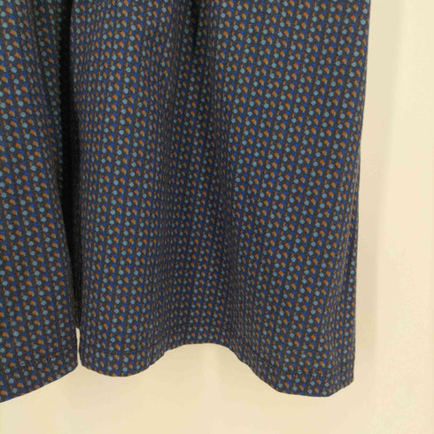 アーペーセー A.P.C. 総柄 ウエストドローコード フレンチスリーブ ワンピース レディース import:M