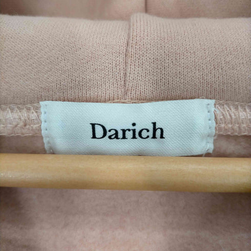 ダーリッチ Darich ロゴ刺繍 スプリングカラーフーディ レディース FREE