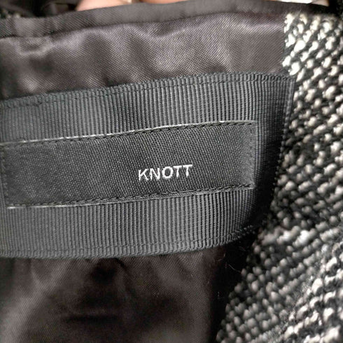 ノット KNOTT ツイードチェスターコート メンズ JPN:0